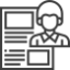 icono del servicio de Delegado de Protección de Datos, DPD/DPO (LOPDGDD, RGPD).